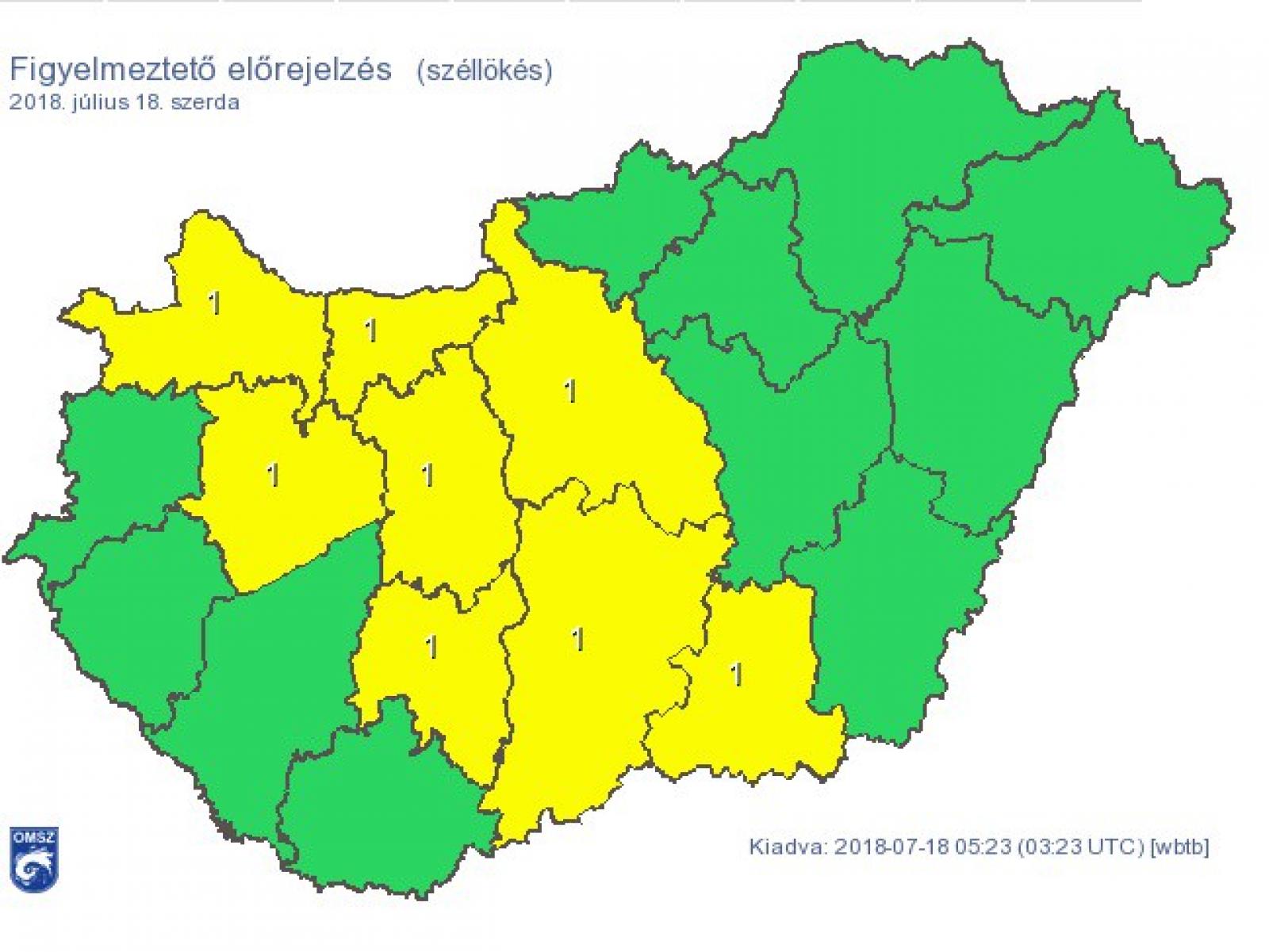 Forrás: OMSZ