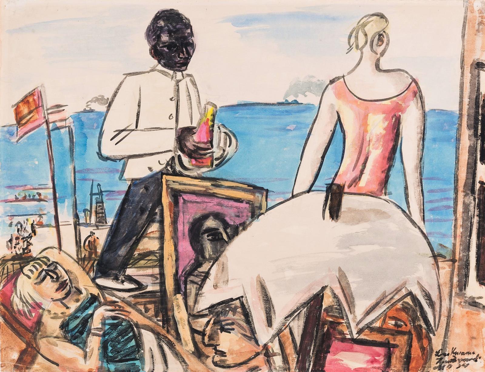 A STRANDON - A gyűjtemény egyik darabja Max Beckmann 1934-es alkotása