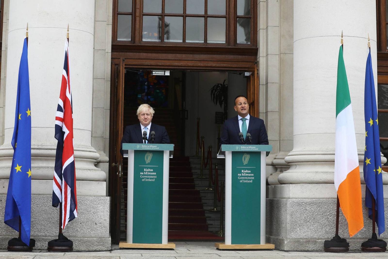 Boris Johnson és Leo Varadkar