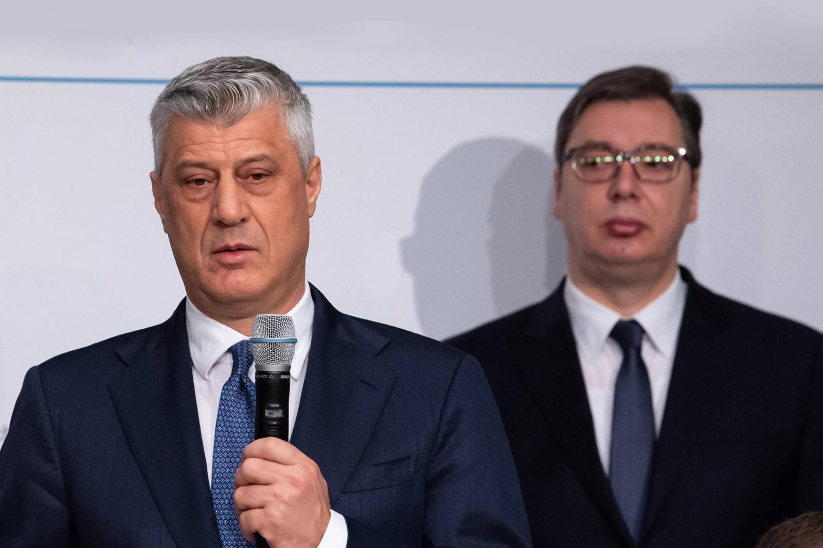 Hashim Thaci és Vucic