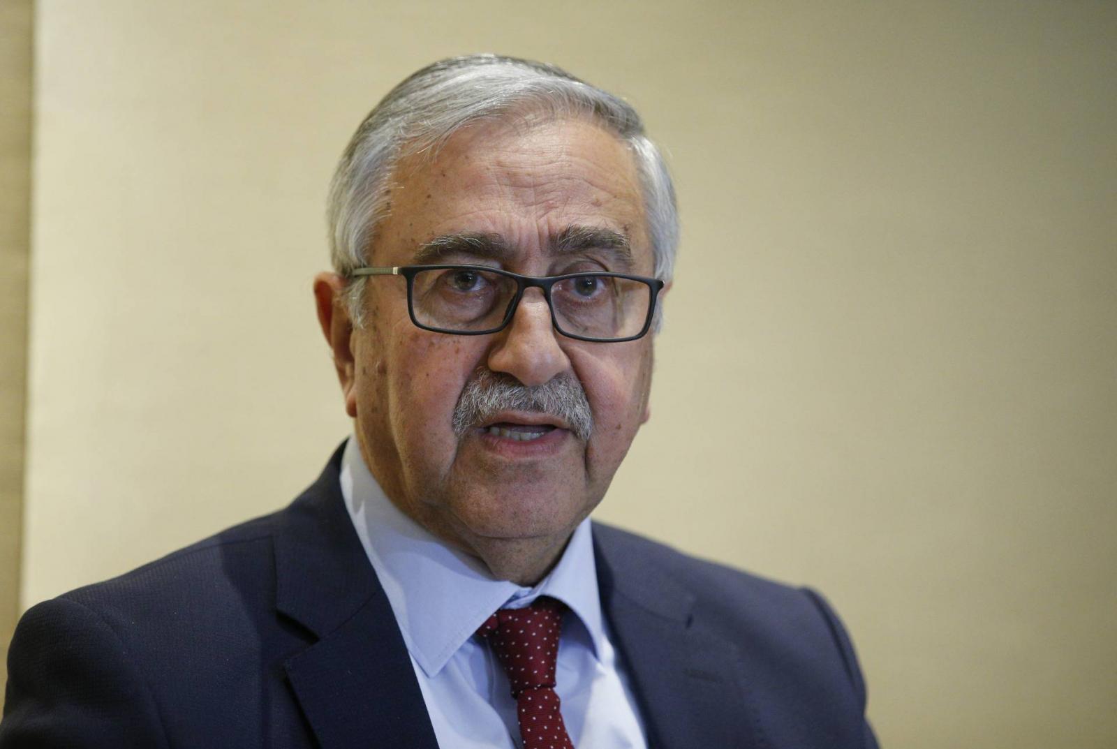 Turkish Cypriot Leader Mustafa Akinci in Germany