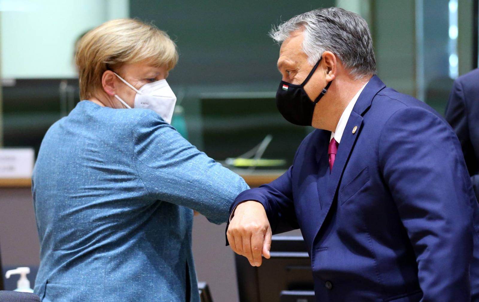 Angela Merkel és Orbán Viktor