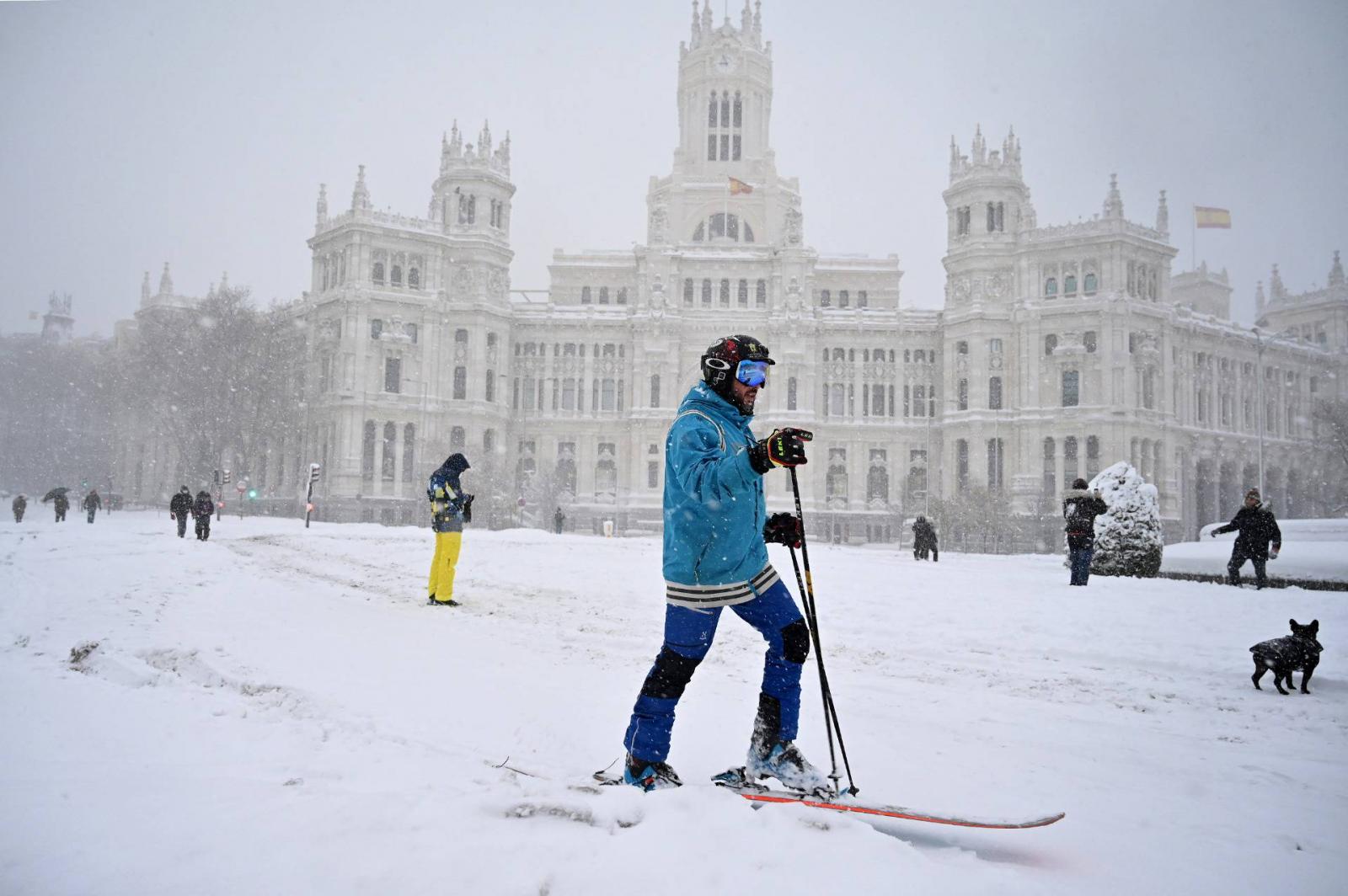 Síléccel lehet most a legjobban haladni Madridban