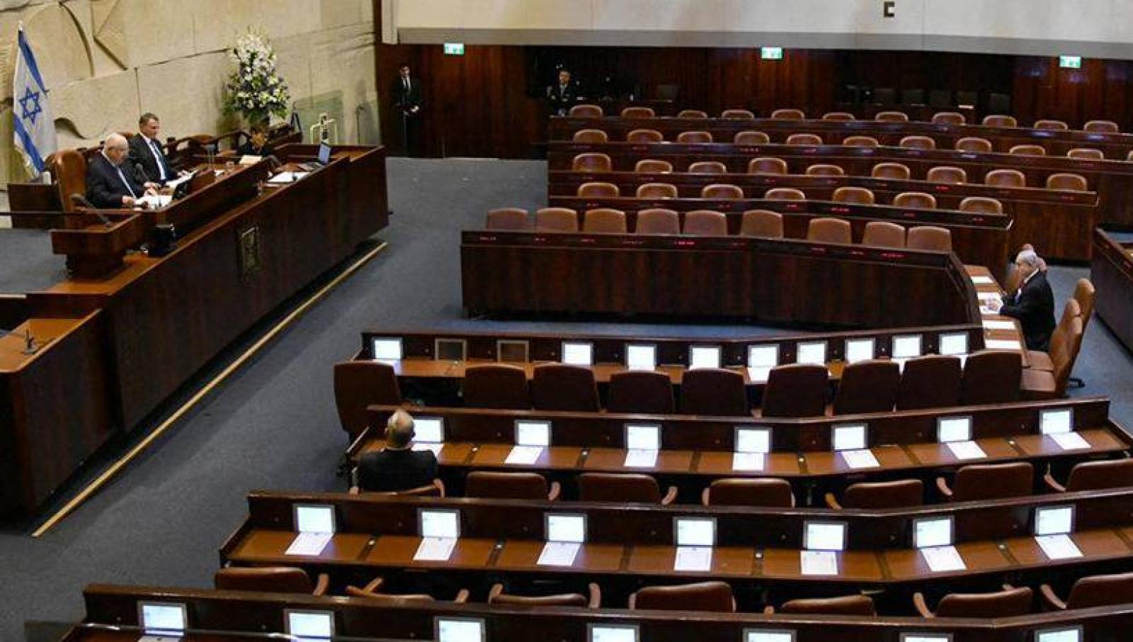 Coronavirus leaves Knesset seats empty