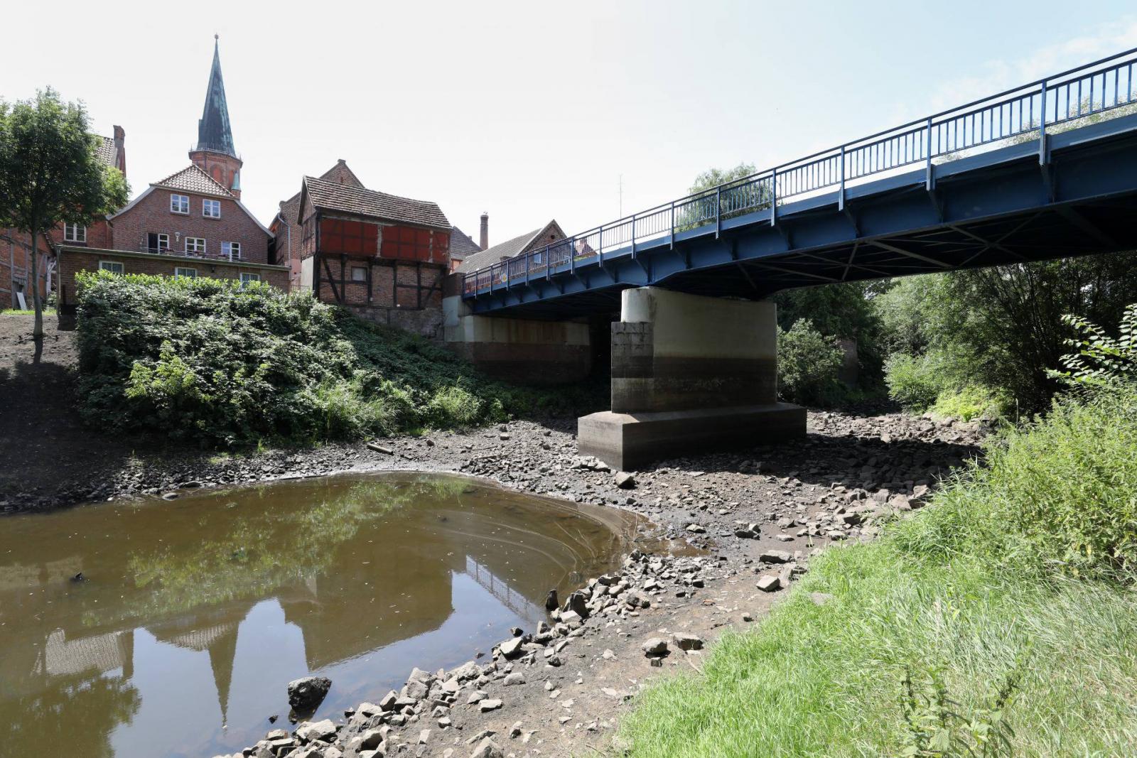 A kiszáradt Elba Dömitzben