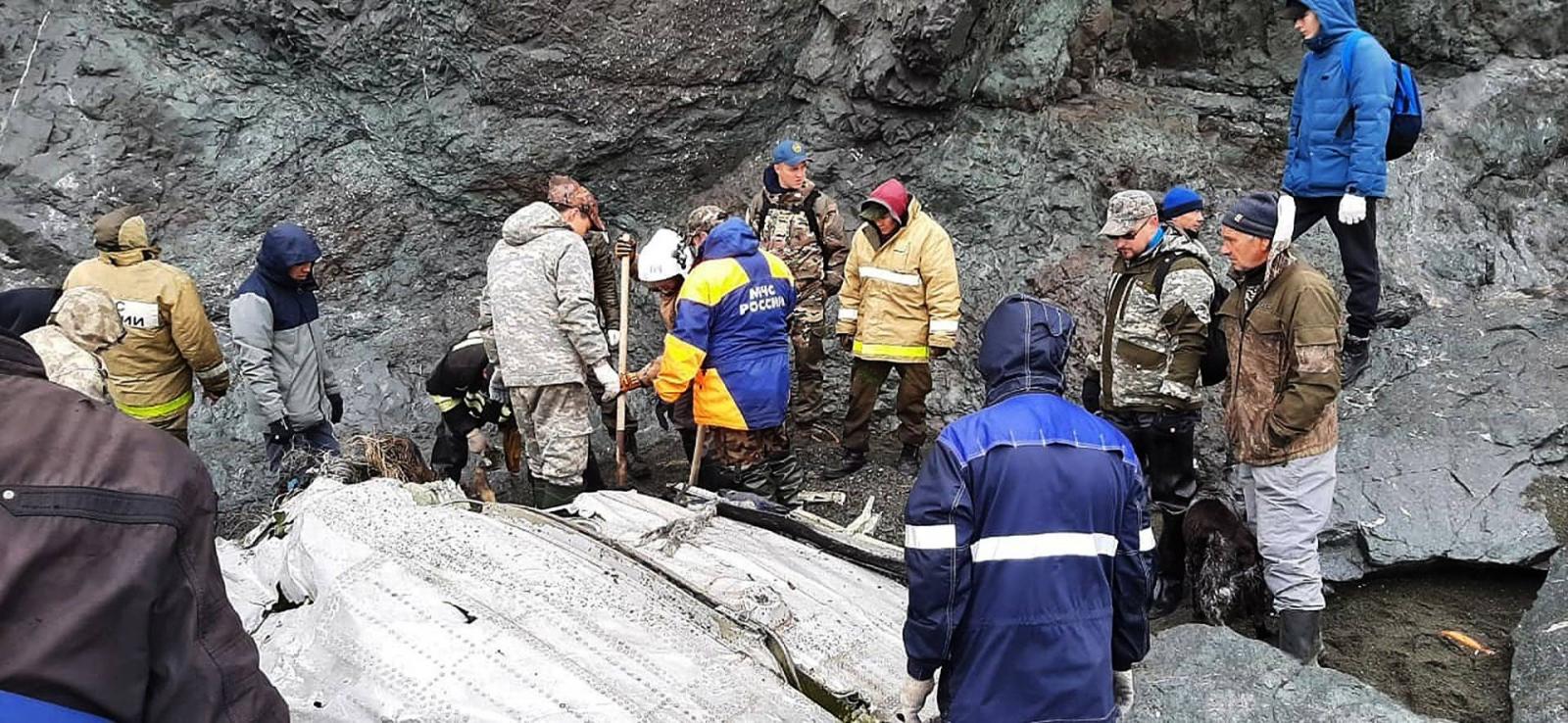 An-28 crash site in Kamchatka Region