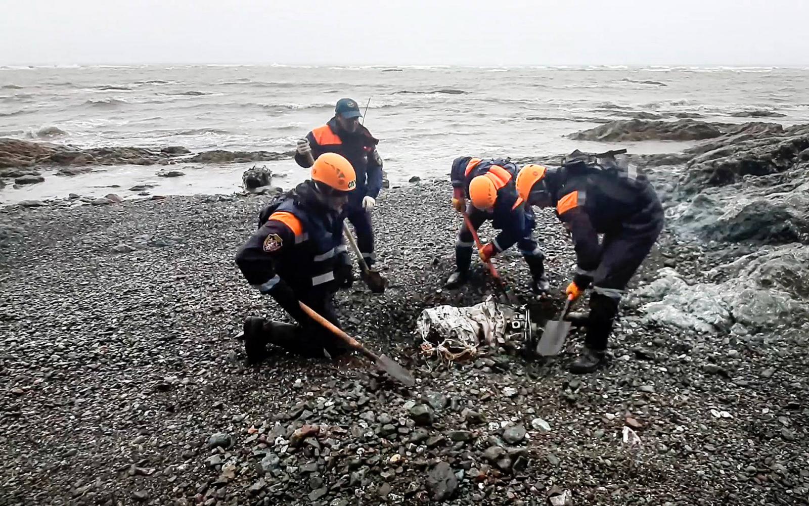 An-28 crash site in Kamchatka Region