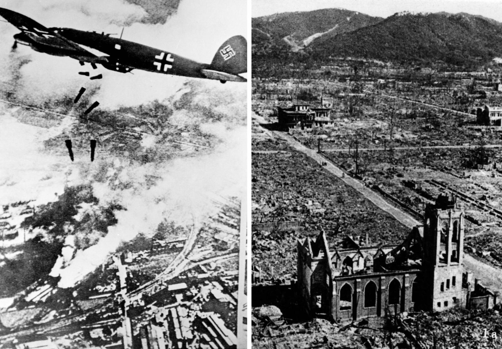 Varsó bombázása 1939 és Hiroshima