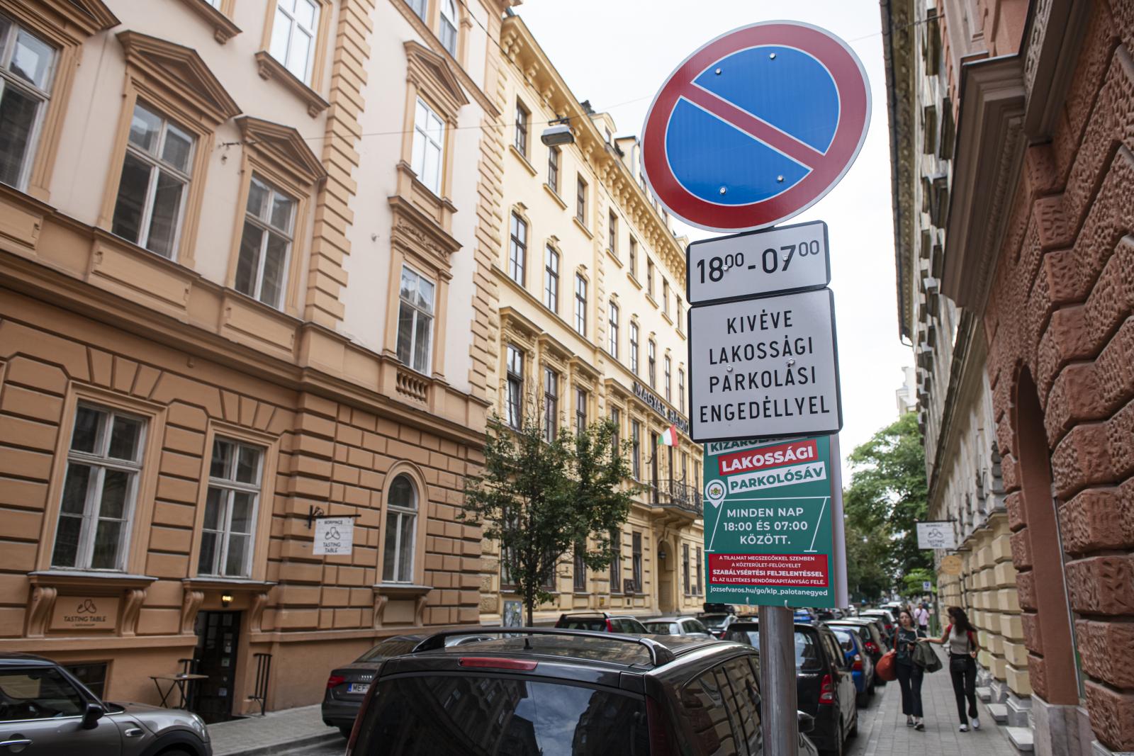 A józsefvárosi parkolók telítettsége csökkent