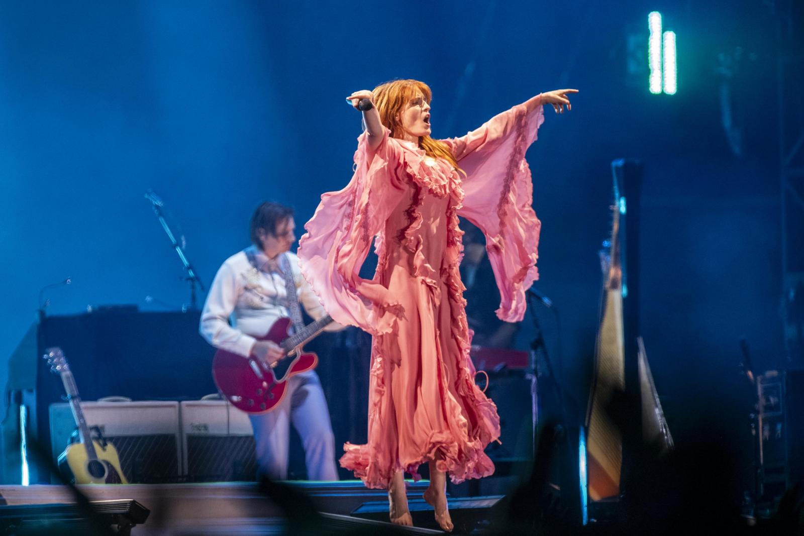 Florence + The Machine koncert a Sziget fesztiválon 2023. augusztus 10-én.