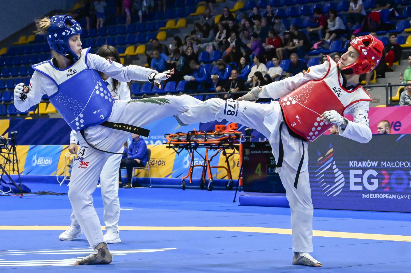 A taekwondós világbajnok Márton Luana sajnos nem jutott ki Párizsba