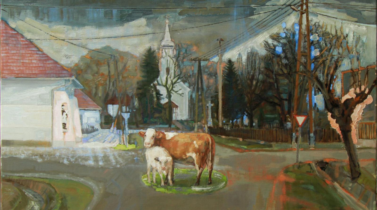 Bukta Imre: Önarckép láncfűrésszel (2022)