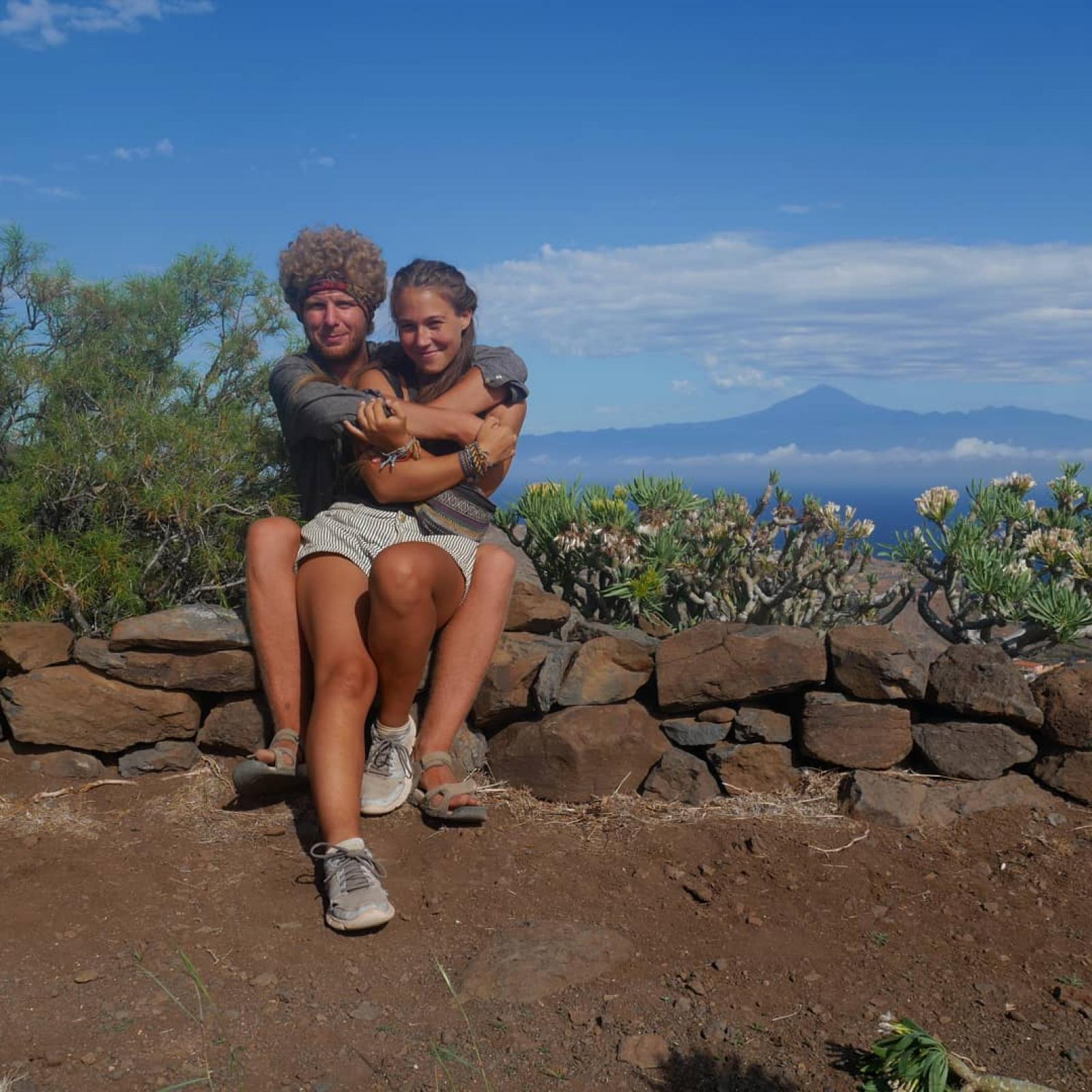 Róza és Botond La Gomera szigetén (Spanyolország)