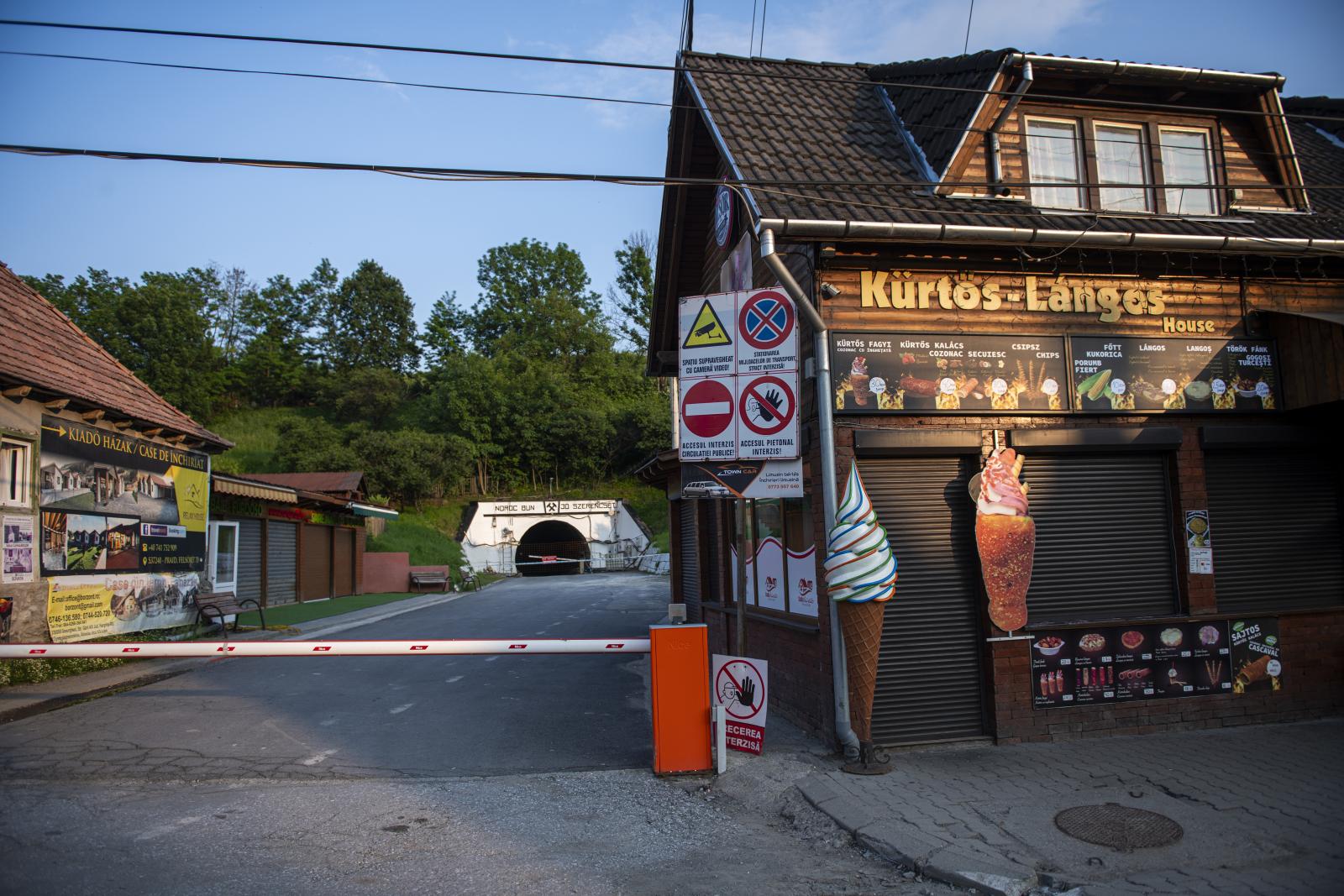A lezárt sóbánya június 10-én