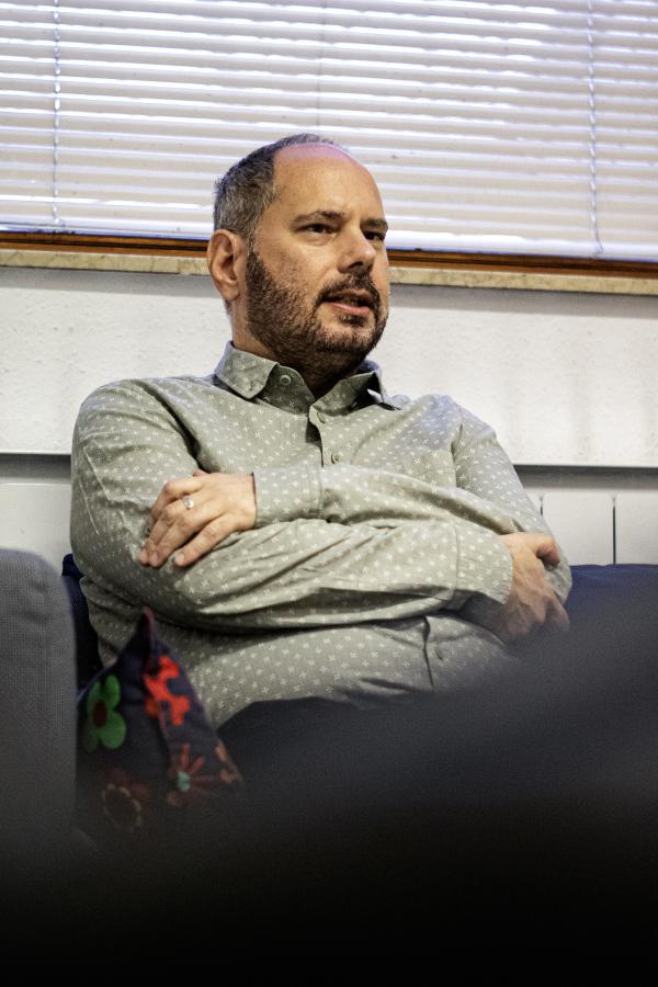 Gangl Tamás, a Siketvakok Országos Egyesületének elnöke