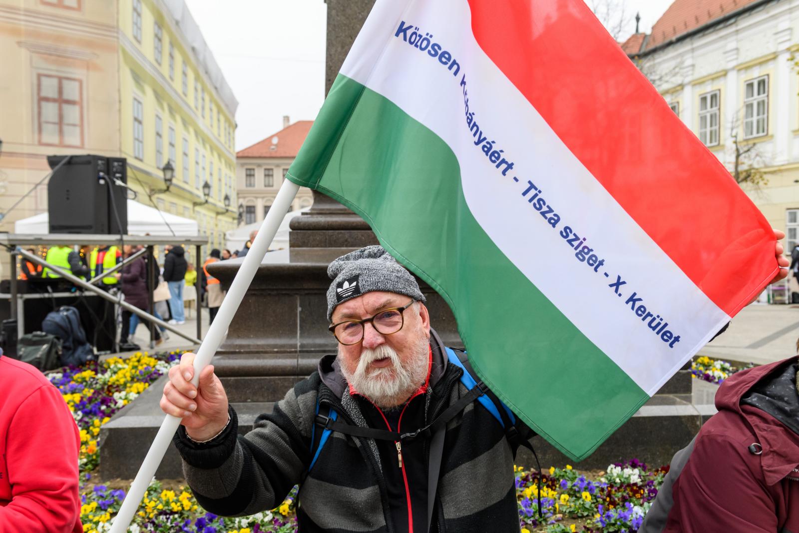 A Tisza Párt országjáró rendezvénye Győrben november 15-én 