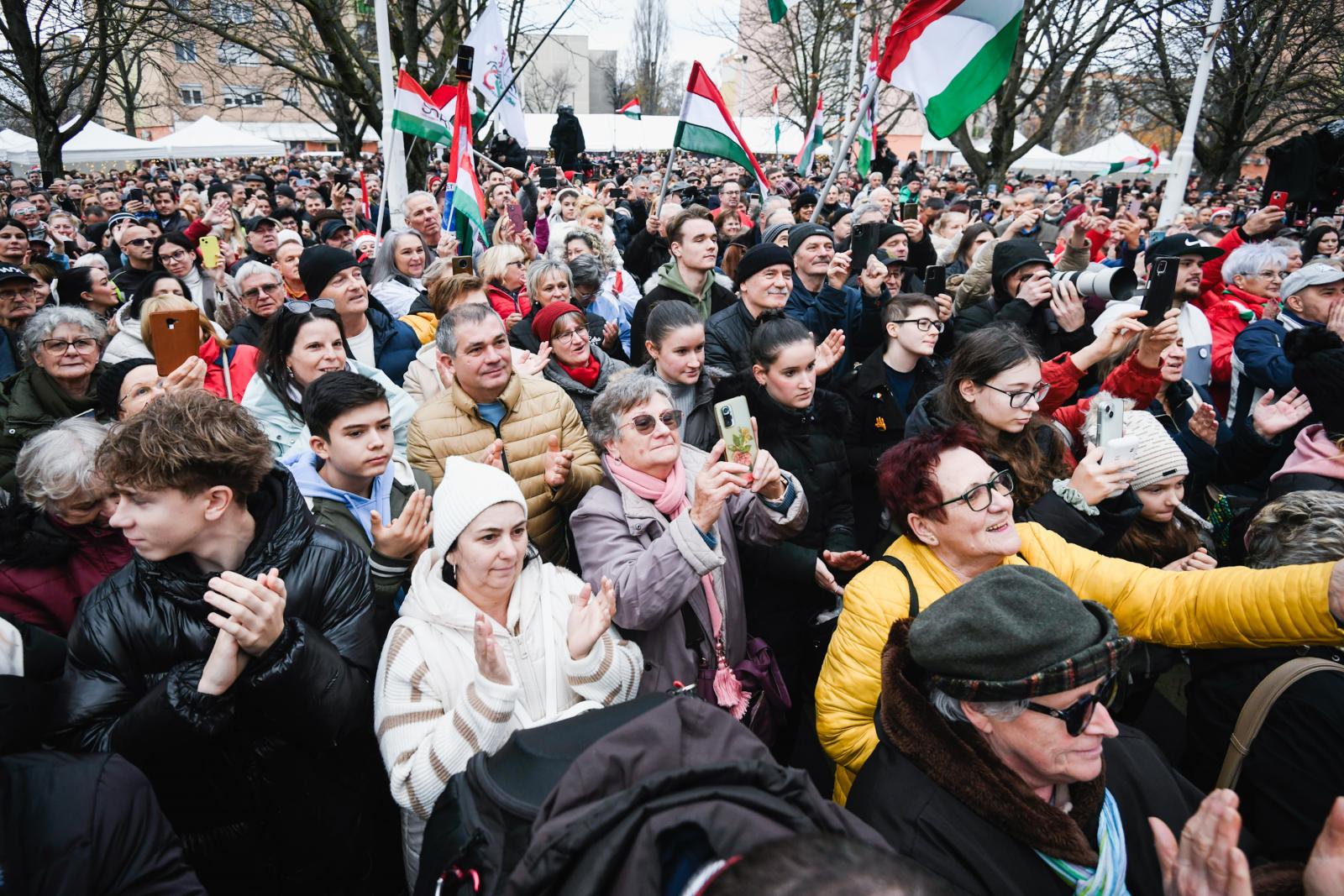 A Tisza Párt gyűlése Kecskeméten december 6-án