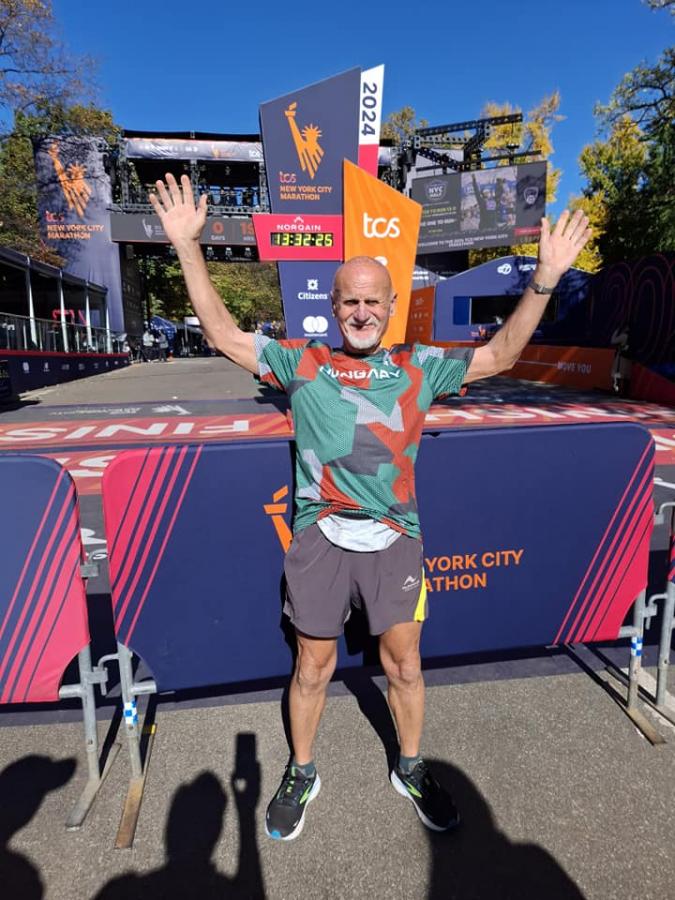 Kis Ferenc a New York-i maraton után 
