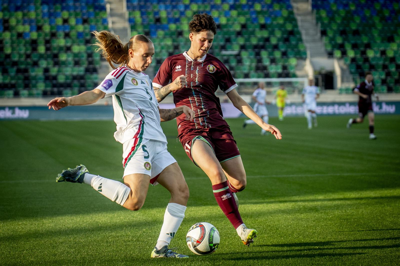 A magyar és a belarusz női válogatott barátságos mérkőzése