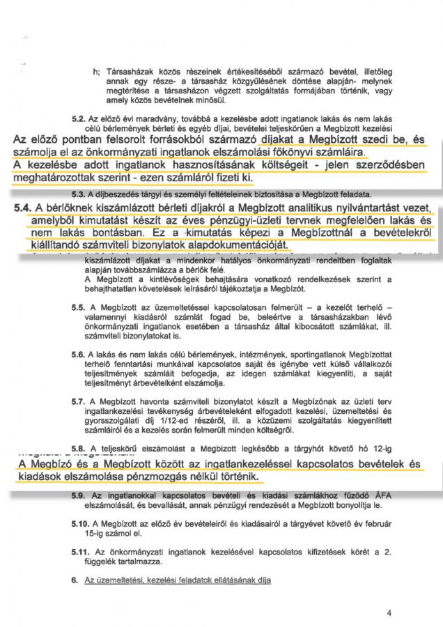 A GyŐR-SZOL Zrt. által közreadott szerződés 