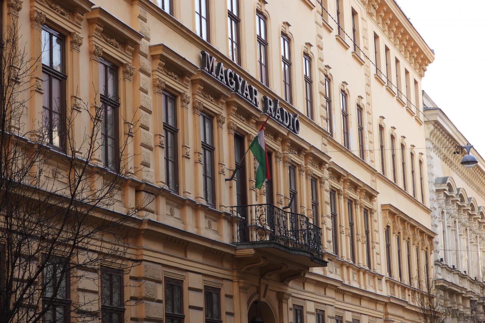 A Magyar Rádió épülete, a Bródy Sándor utcában