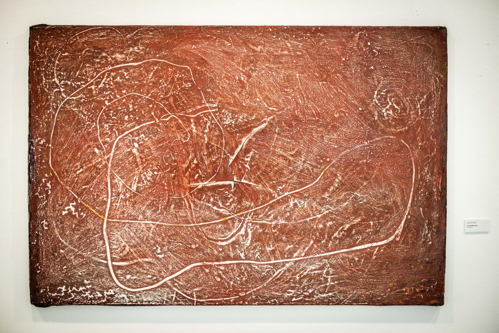 François Fiedler festményeit a lascaux-i barlangrajzok is megihlették