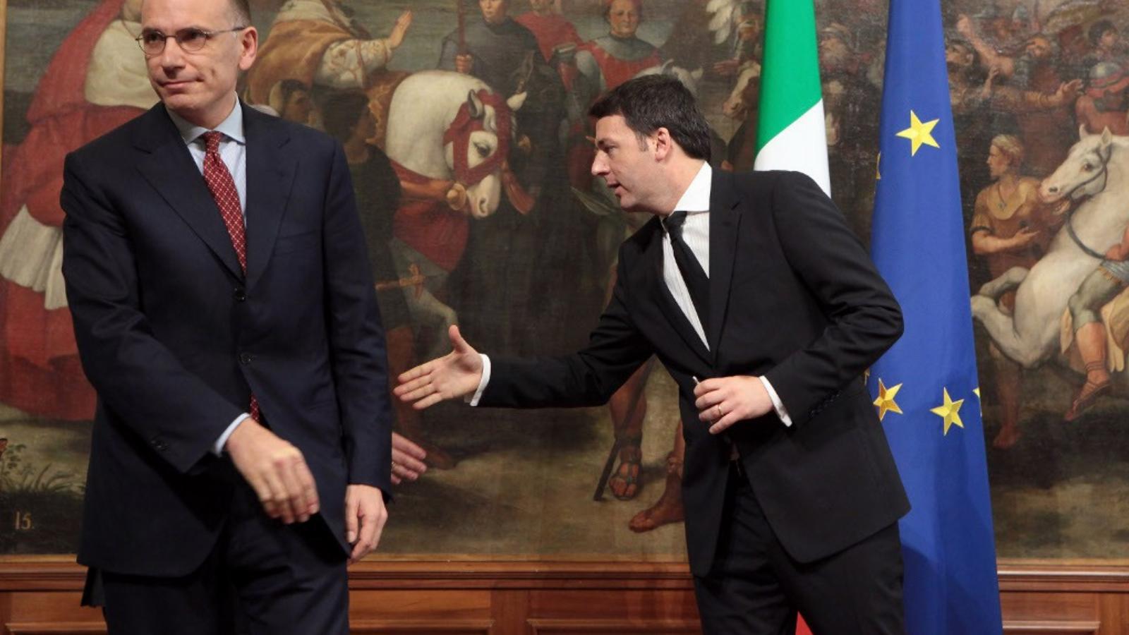 Letta és Renzi között ma sem nevezhető barátinak a viszony, pedig egyazon párt tagjai FOTÓ: EUROPRESS/GETTY IMAGES/ELISABETTA VI