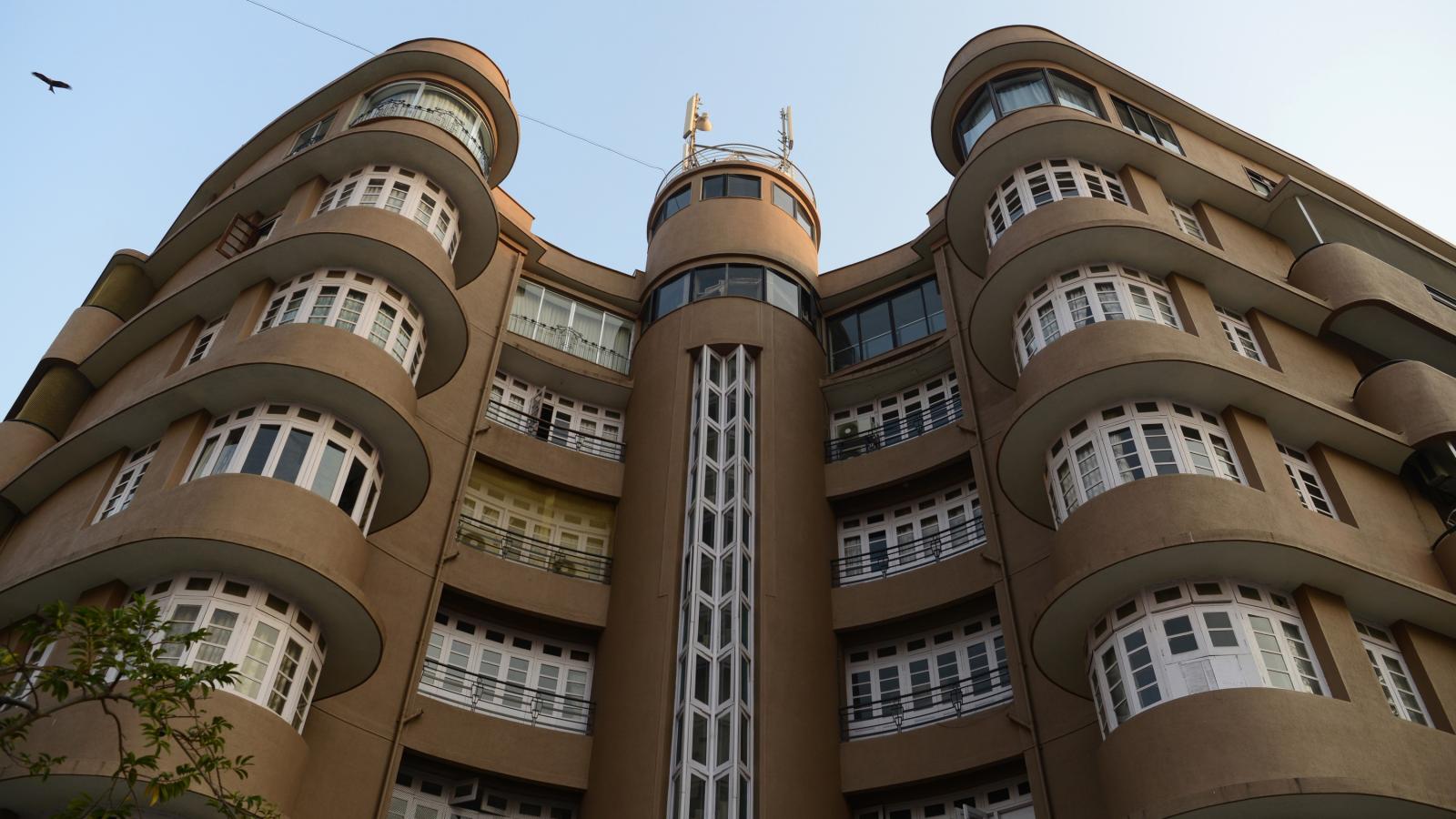 Art deco stílusú épület az indiai Mumbaiban