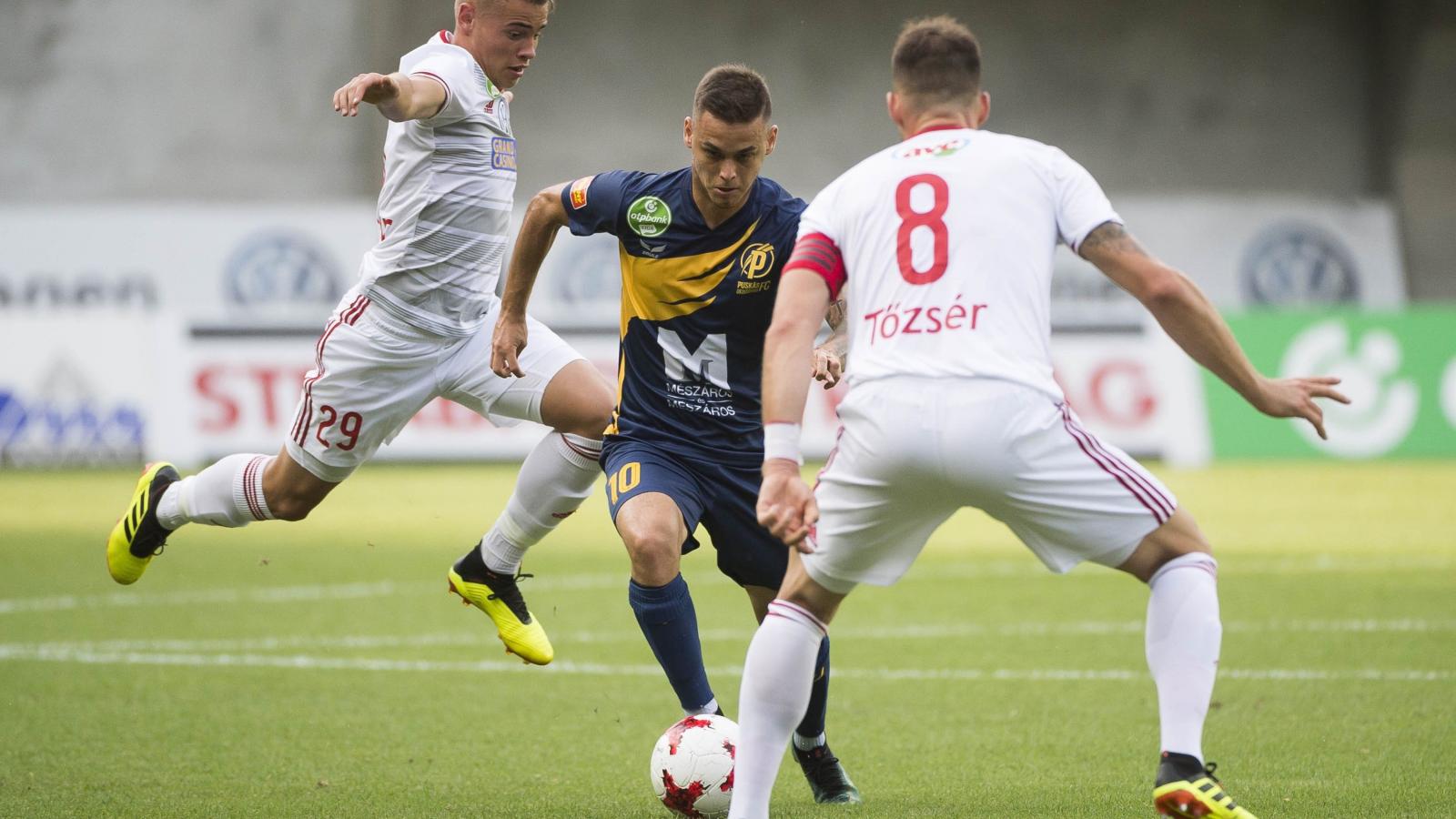 A felcsúti Radó András, valamint a debreceni Tőzsér Dániel és Kusnyír Erik a labdarúgó OTP Bank Liga 1. fordulójában