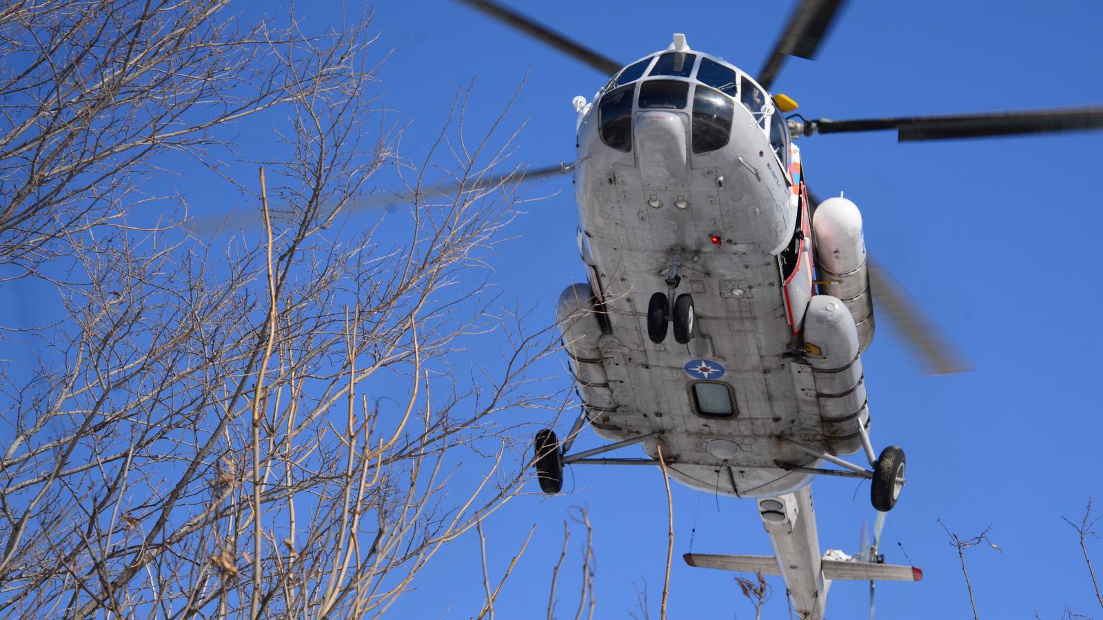 Mi-8-as helikopter - illusztráció