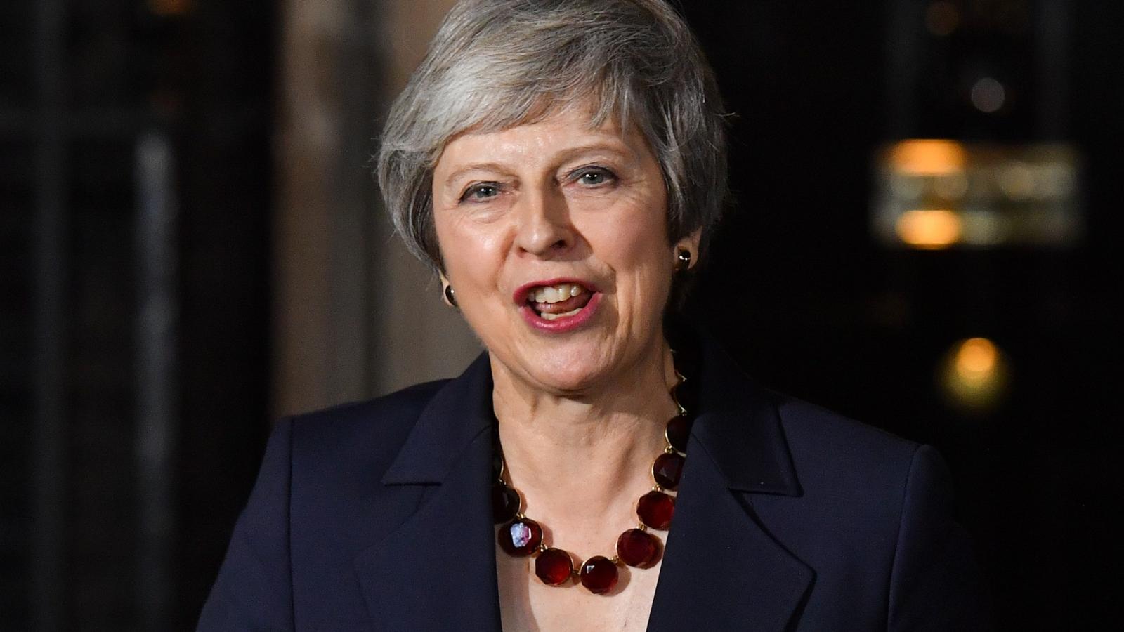 Theresa May bejelenti a Brexit-tervezet megszavazását.