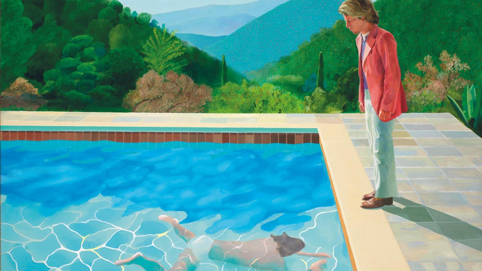 David Hockney Portrait of an Artist (Pool with Two Figures) (1972)