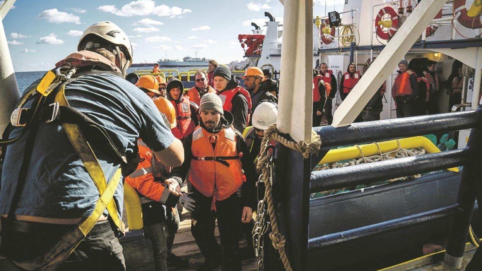 A Sea Watch hajója Málta partjainál