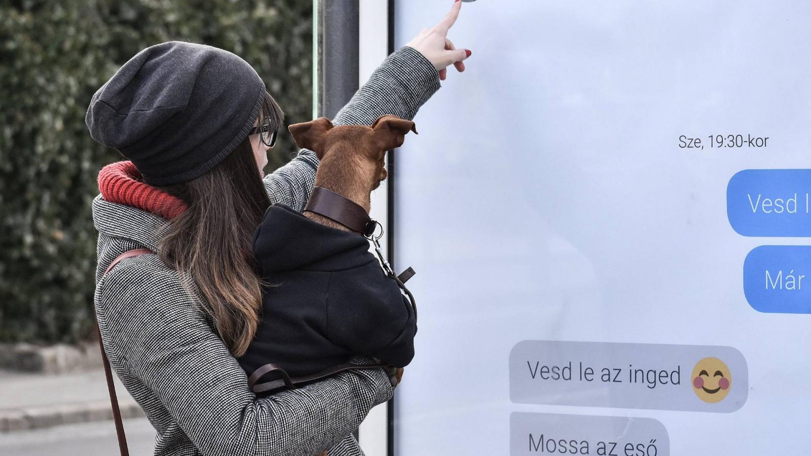 A MyPoetry kampány révén a plakátok február végéig lesznek láthatók a köztereken