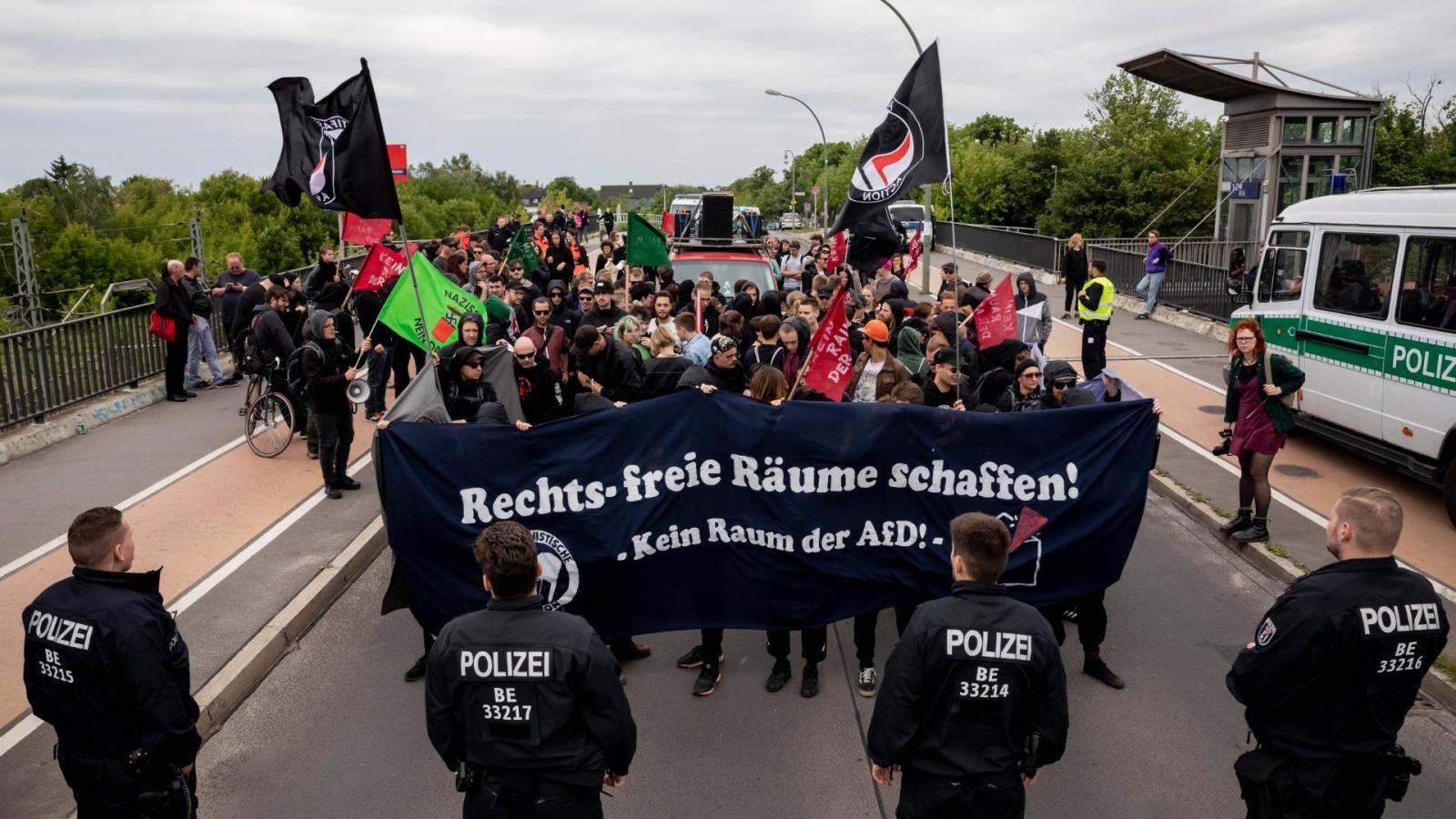 Az AfD szimpatizánsai tüntettek Berlinben