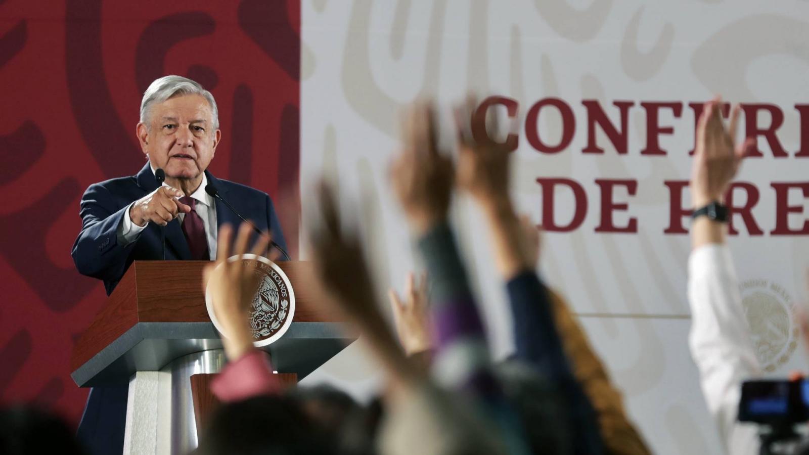 Obrador optimizmusának adott hangot a pénteki sajtótájékoztatón