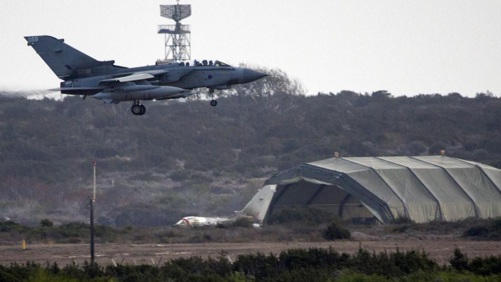 Bevetésről visszaérkező Tornado landolás előtt a ciprusi Akrotiri bázison FOTÓ: EUROPRESS/GETTY IMAGES/ANDREW CABALLERO