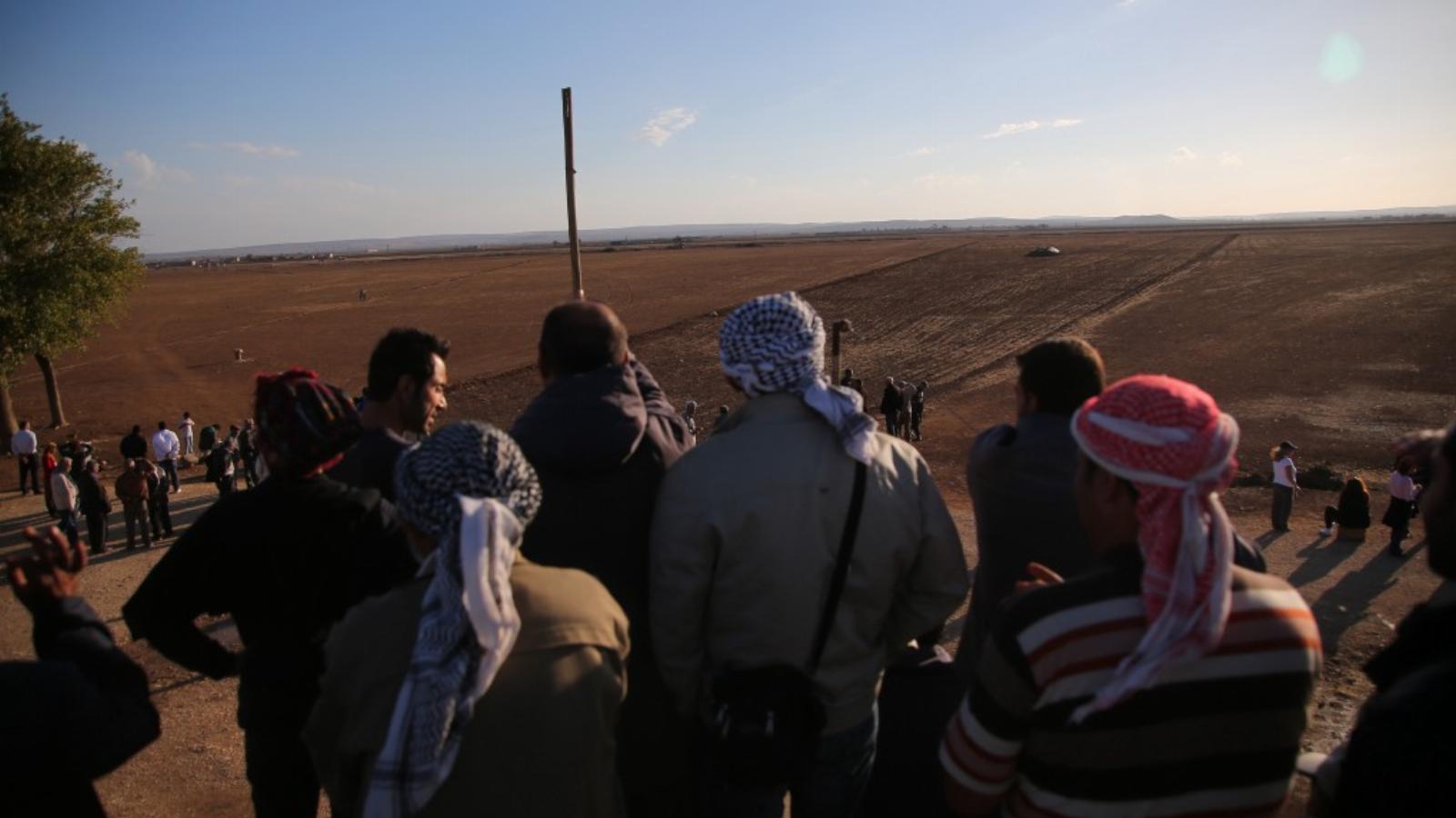 Tízezrek menekültek el Kobane városából FOTÓ: EUROPRESS/GETTY IMAGES/STRINGER