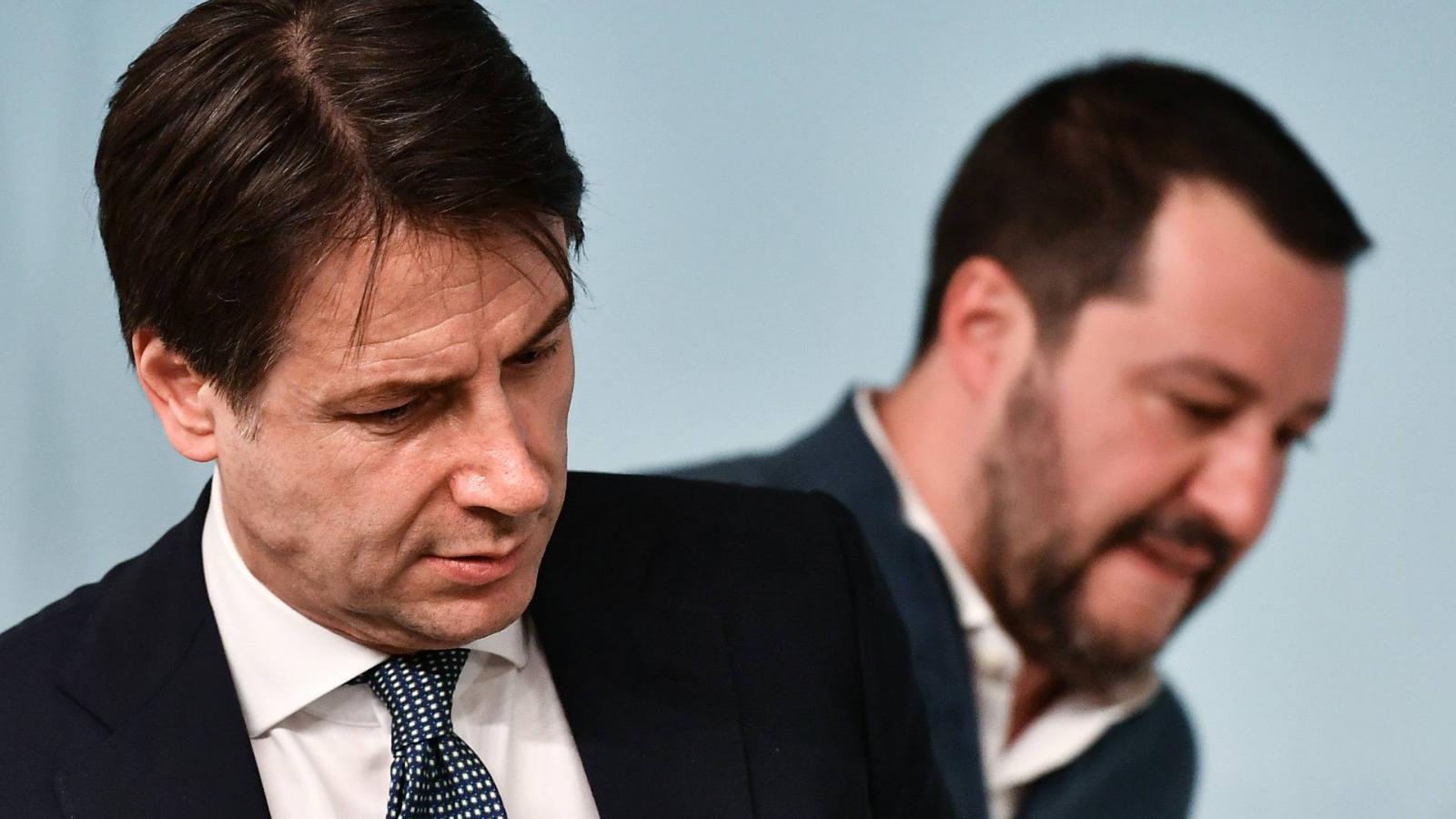 Giuseppe Conte és Matteo Salvini