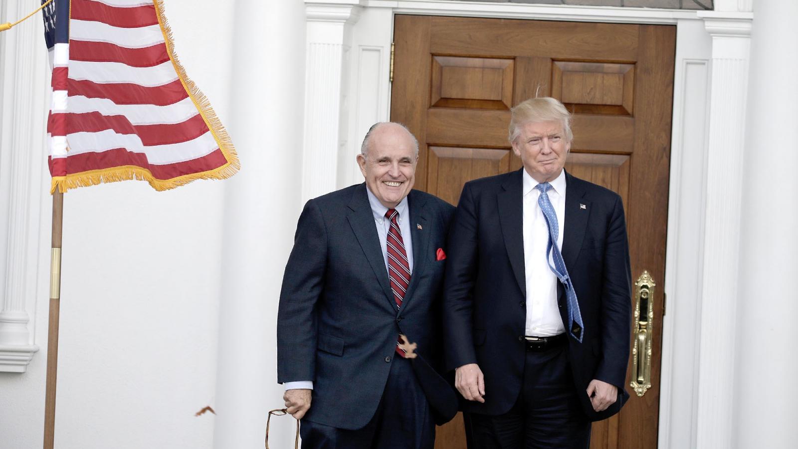 Rudy Giuliani és Donald Trump