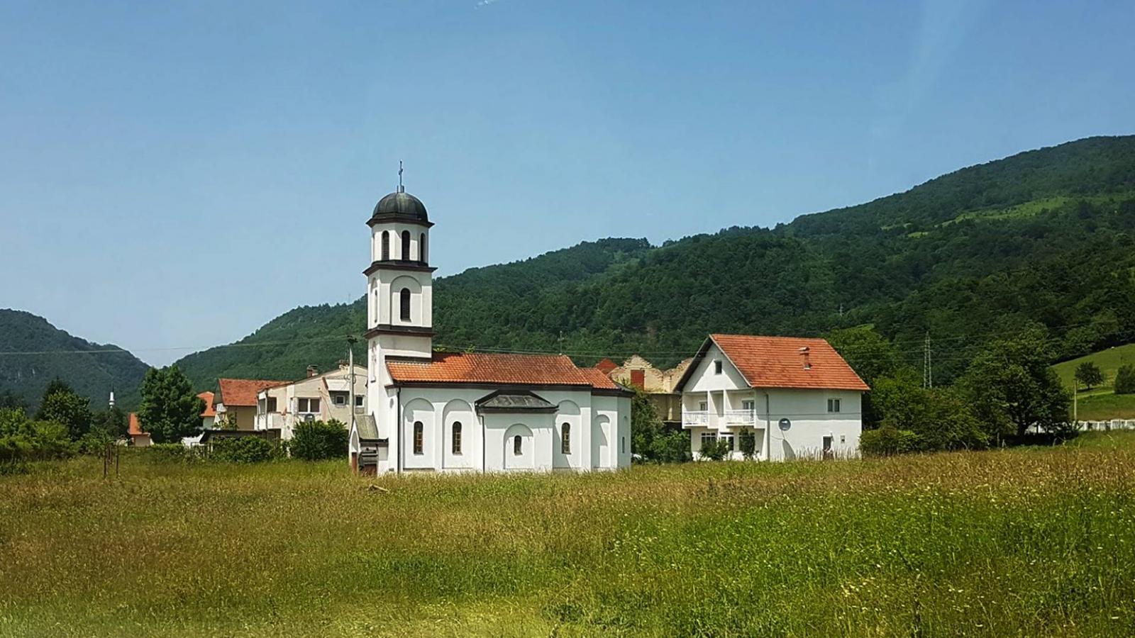 A templom Konjevic Poljéban