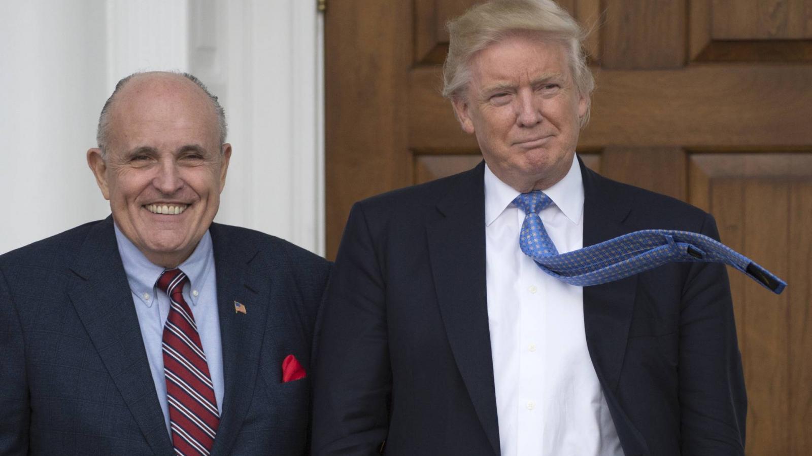 Trump és ügyvédje, Rudy Giuliani