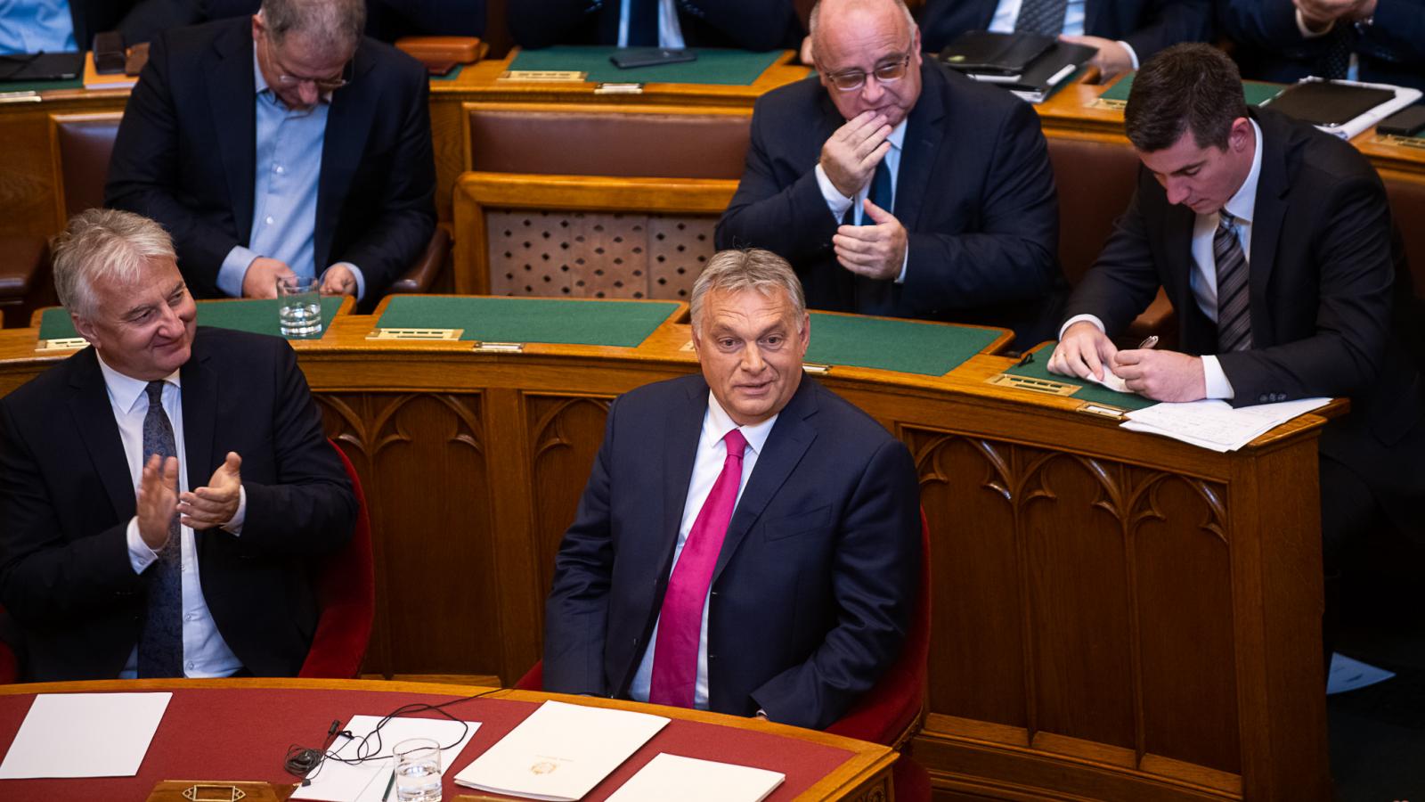 Orbán Viktor a Parlamentben, 2019. október 21-én