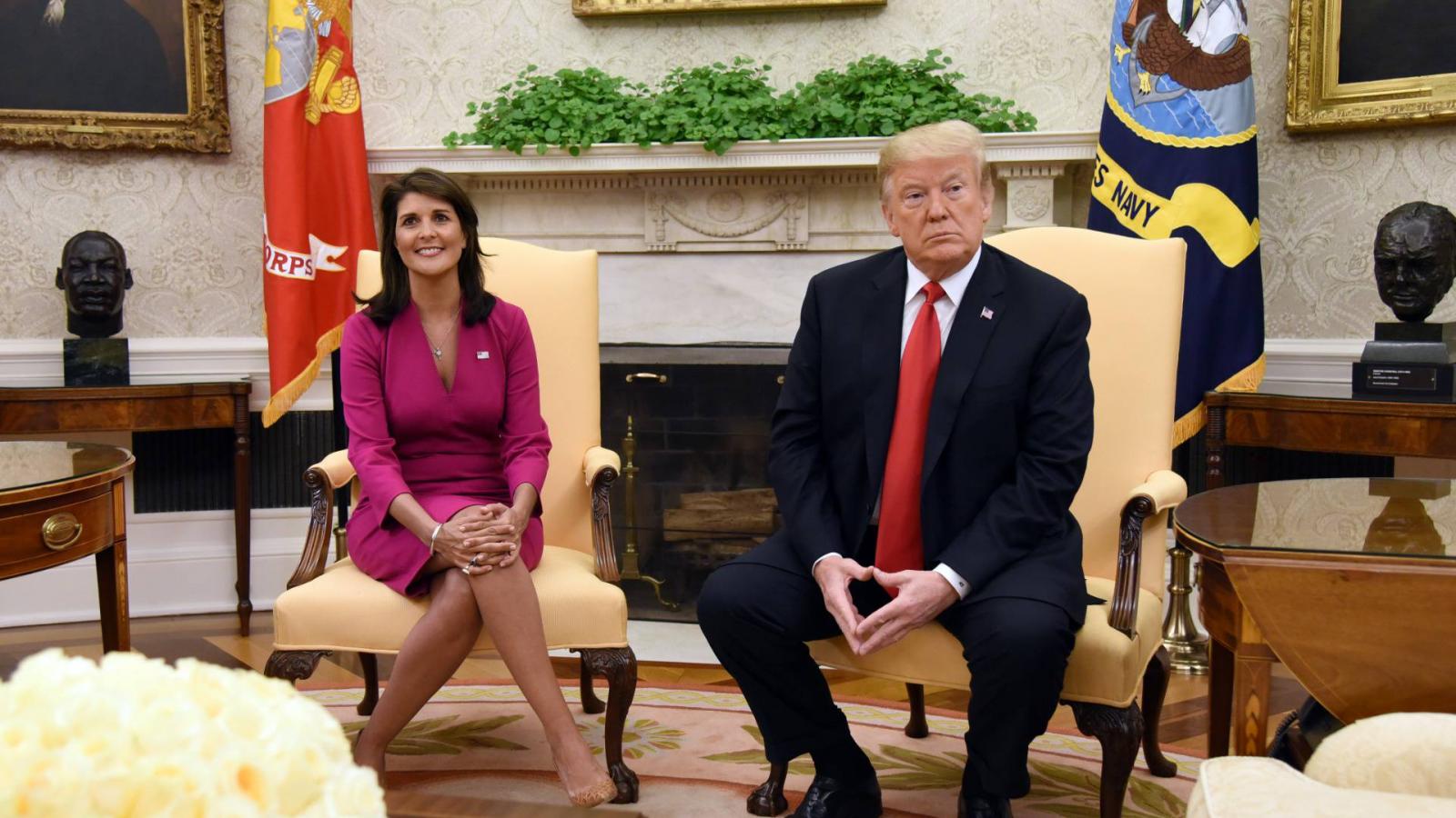 Nikki Haley és Donald Trump