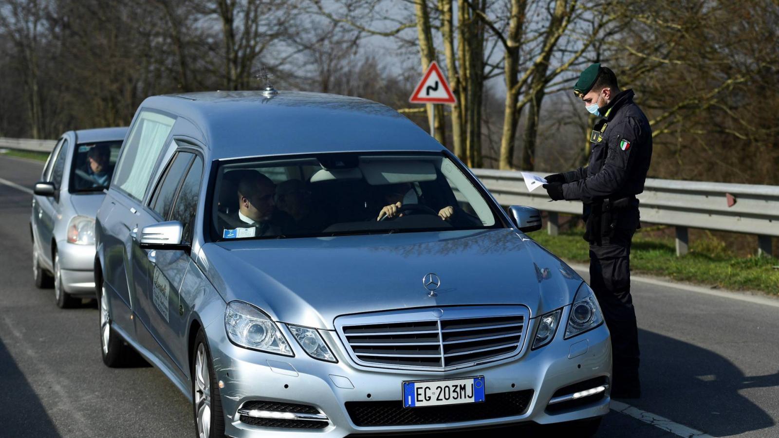 Gépjárműellenőrzés Zorlesco kisváros határában