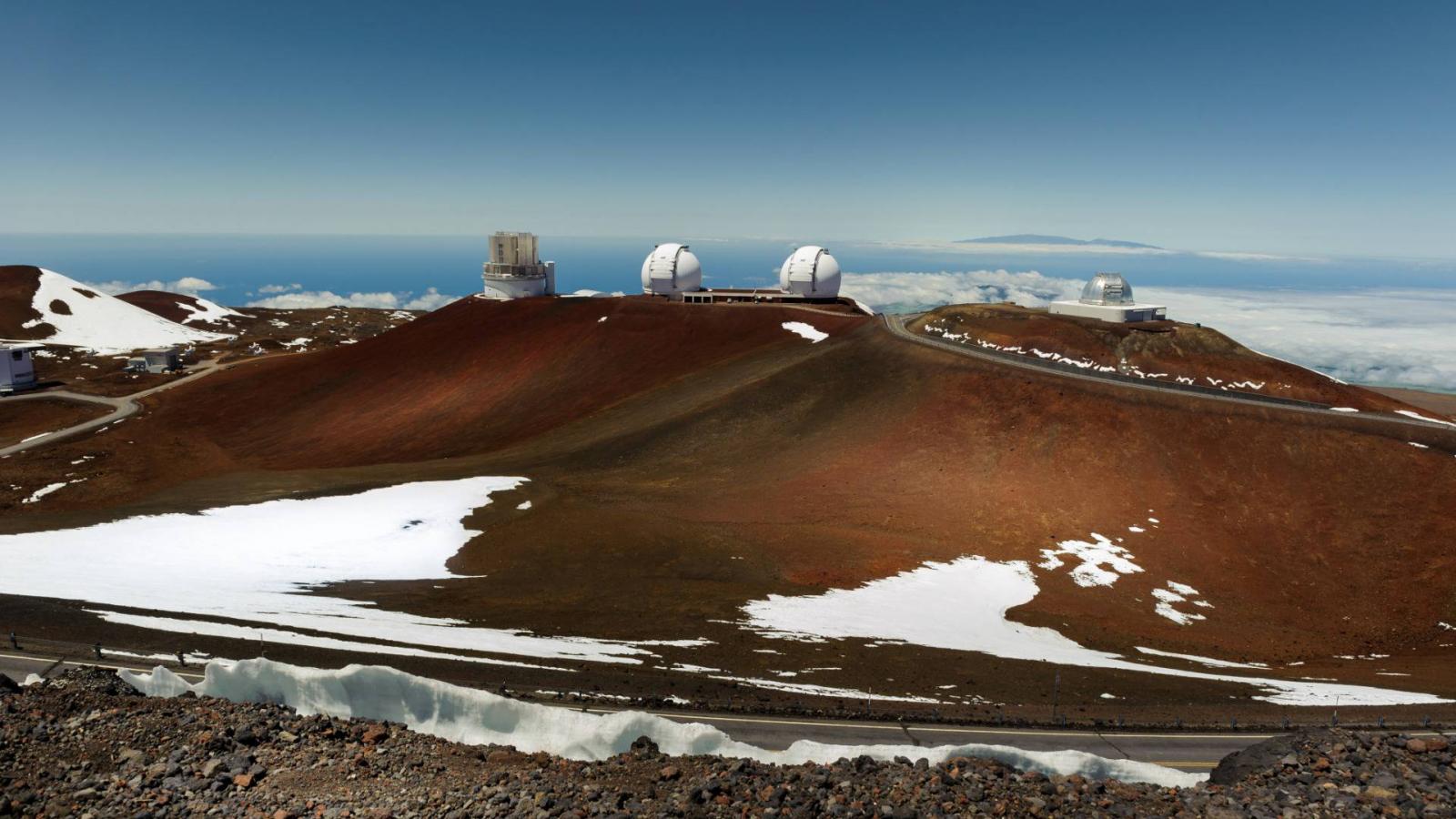 Megfigyelőállomás a Mauna Kea tetején