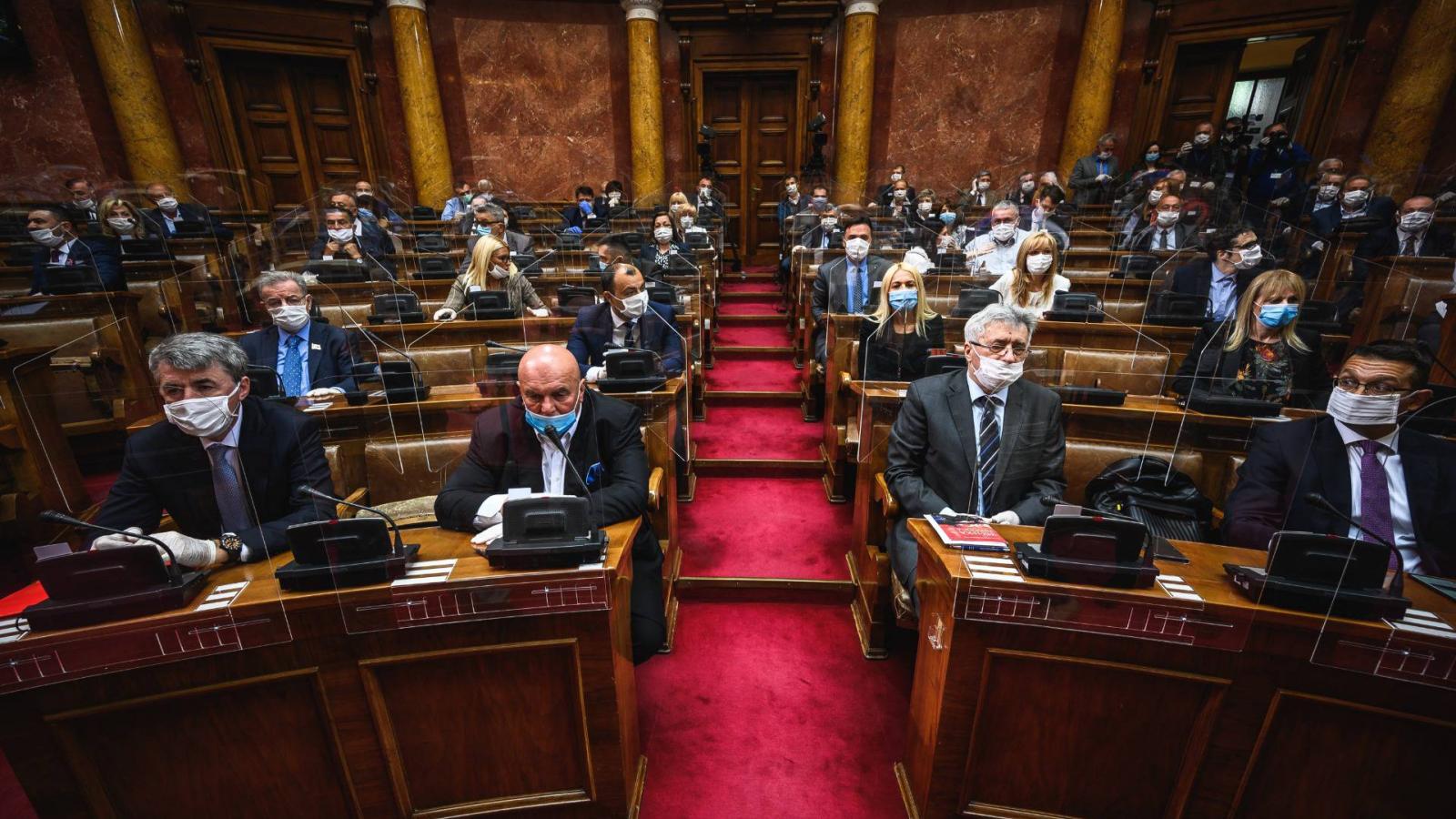 A szerb parlament