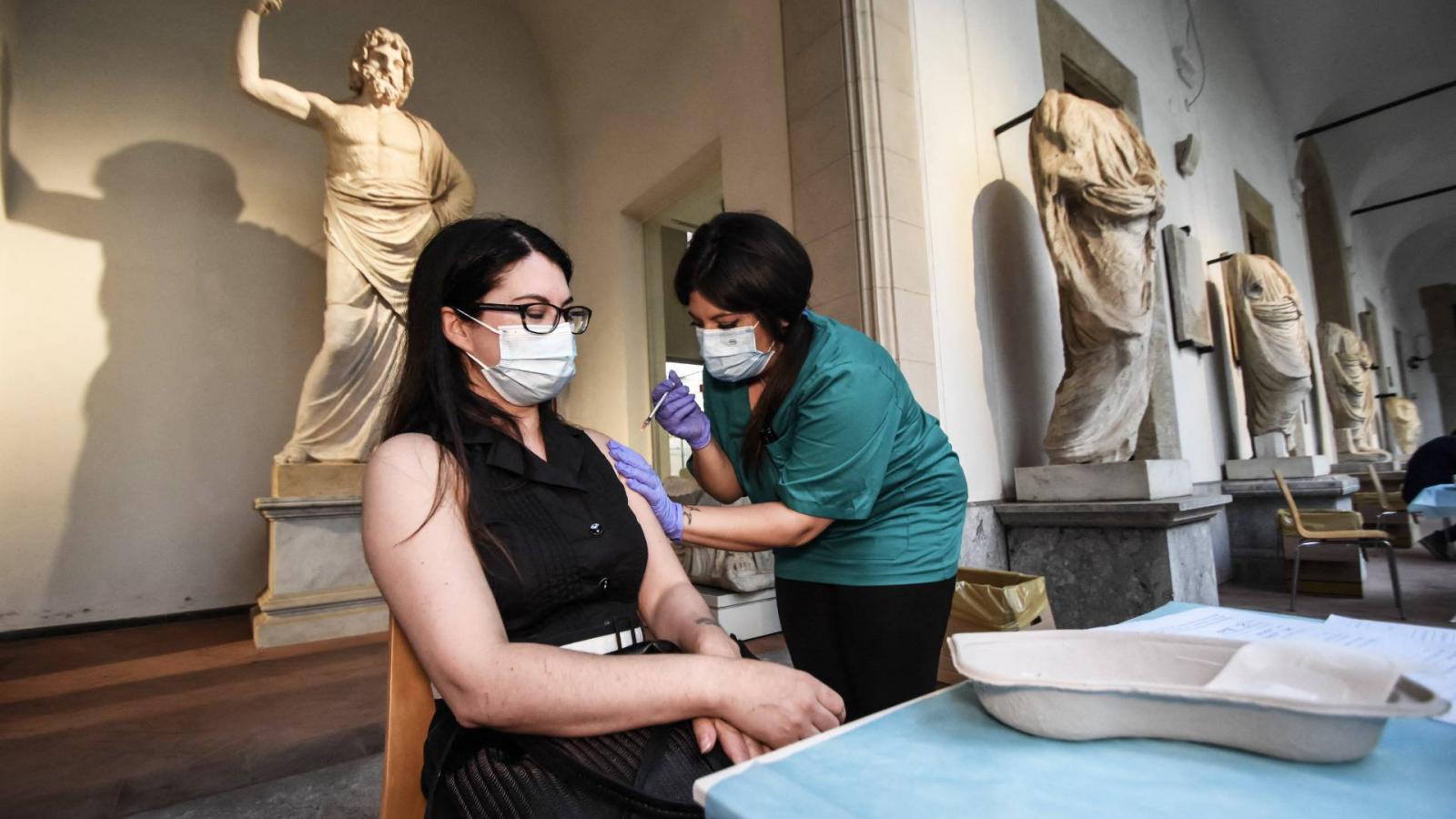 Vaccines At The Salinas Museum In Palermo