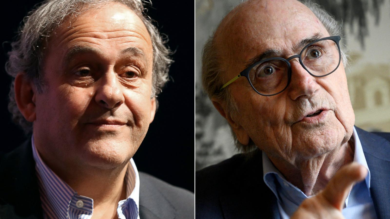 Michel Platini, Joseph Blatter