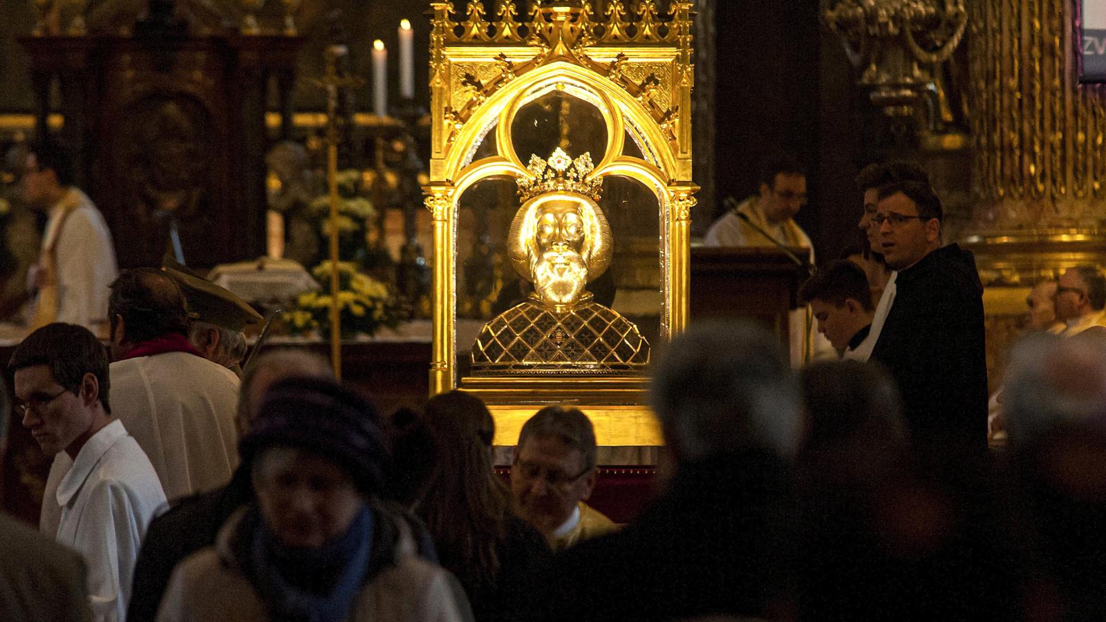 Szent László hermája a győri Nagyboldogasszony-székesegyházban.